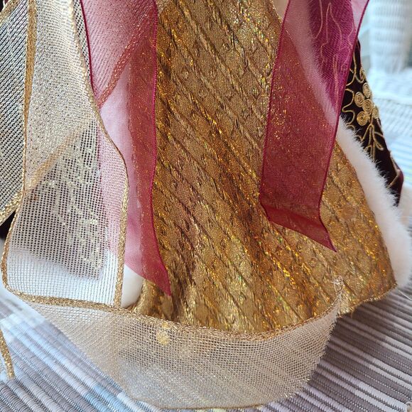 Vintage Heavenly Angel Christmas Tree Topper Or Shelf Sitter Holiday XMas Decor - Picture 3 of 10